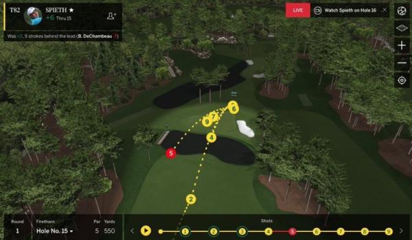 Spieth had a meltdown on 15